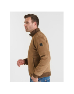 Veste clayton marron homme - Le Temps Des Cerises