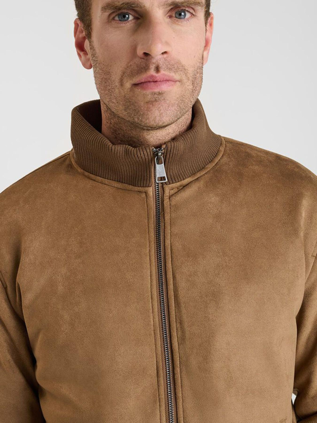 Veste clayton marron homme - Le Temps Des Cerises