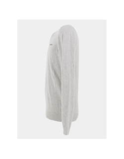 Pull col v pulser 3 gris chiné homme - Teddy Smith