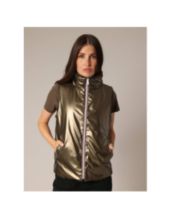 Doudoune sans manches réversible nara métallisé femme - Deeluxe