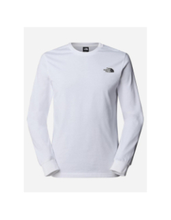 T-shirt à manches longues easy blanc homme - The North Face