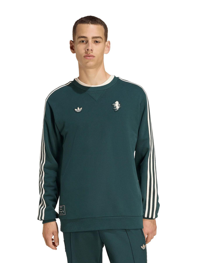 Sweat à col rond juventus terrace icons vert homme - Adidas