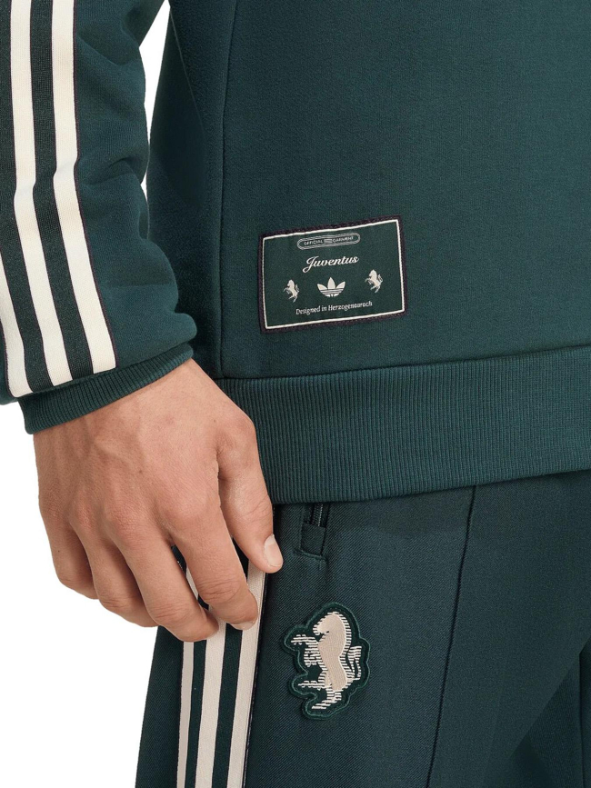 Sweat à col rond juventus terrace icons vert homme - Adidas