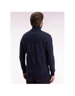 Cardigan zippé brighthoney bleu marine homme - Eden Park