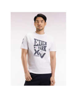 T-shirt à motif sérigraphié XV de france blanc homme - Eden Park