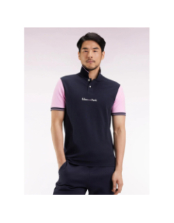 Polo à manches courtes hasparren bleu marine homme - Eden Park