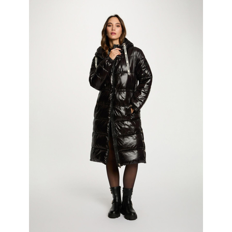 Doudoune à capuche gmode noir femme - Morgan