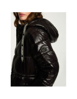 Doudoune à capuche gmode noir femme - Morgan