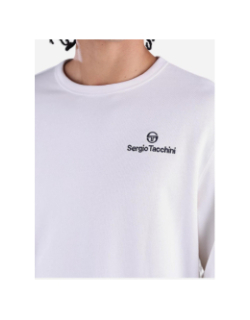 Sweat à col rond salice blanc homme - Sergio Tacchini
