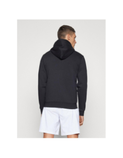 Sweat à capuche zippé cipresso noir homme - Sergio Tacchini