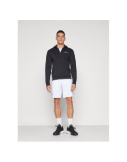 Sweat à capuche zippé cipresso noir homme - Sergio Tacchini