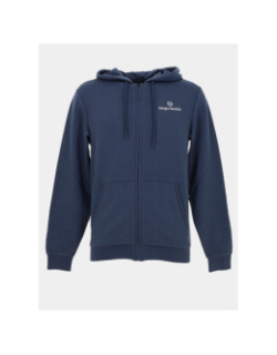 Sweat à capuche zippé cipresso bleu homme - Sergio Tacchini