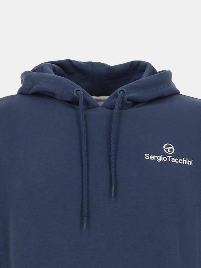 Sweat à capuche lobby bleu homme - Sergio Tacchini