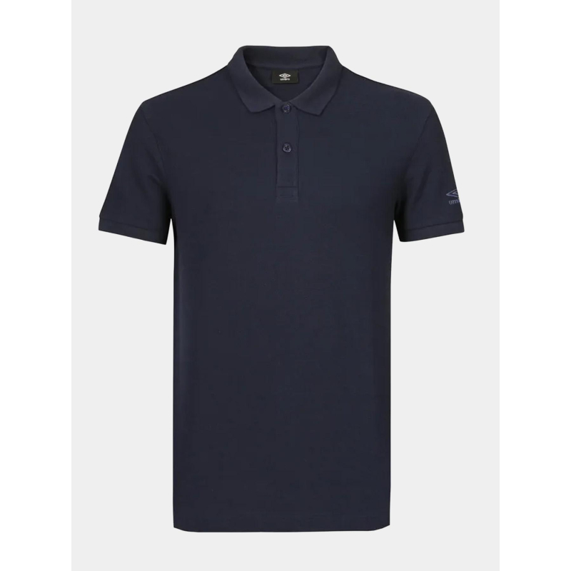 Polo à manches courtes bas net bleu marine homme - Umbro