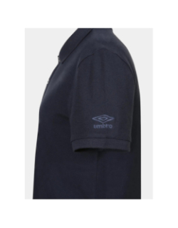 Polo à manches courtes bas net bleu marine homme - Umbro
