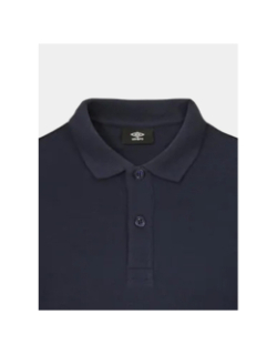 Polo à manches courtes bas net bleu marine homme - Umbro