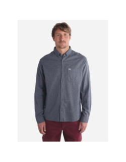 Chemise à manches longues flanelle hilltop gris homme - Oxbow