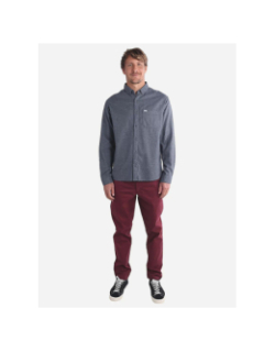 Chemise à manches longues flanelle hilltop gris homme - Oxbow