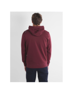 Sweat à capuche zippé salet bordeaux homme - Oxbow
