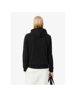 Sweat à capuche tape noir homme - Lacoste