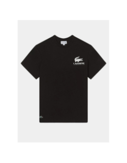 T-shirt à manches courtes urban petit logo noir homme - Lacoste