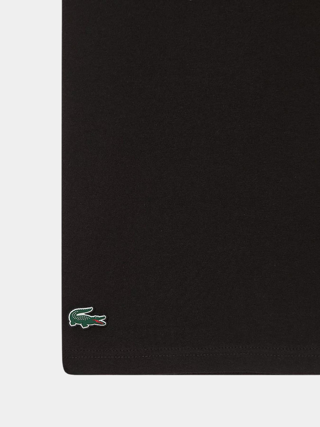 T-shirt à manches courtes urban petit logo noir homme - Lacoste