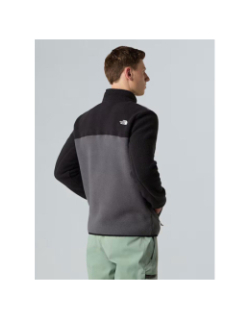 Veste en polaire zippée yumiori noir et gris homme - The North Face