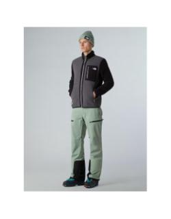 Veste en polaire zippée yumiori noir et gris homme - The North Face