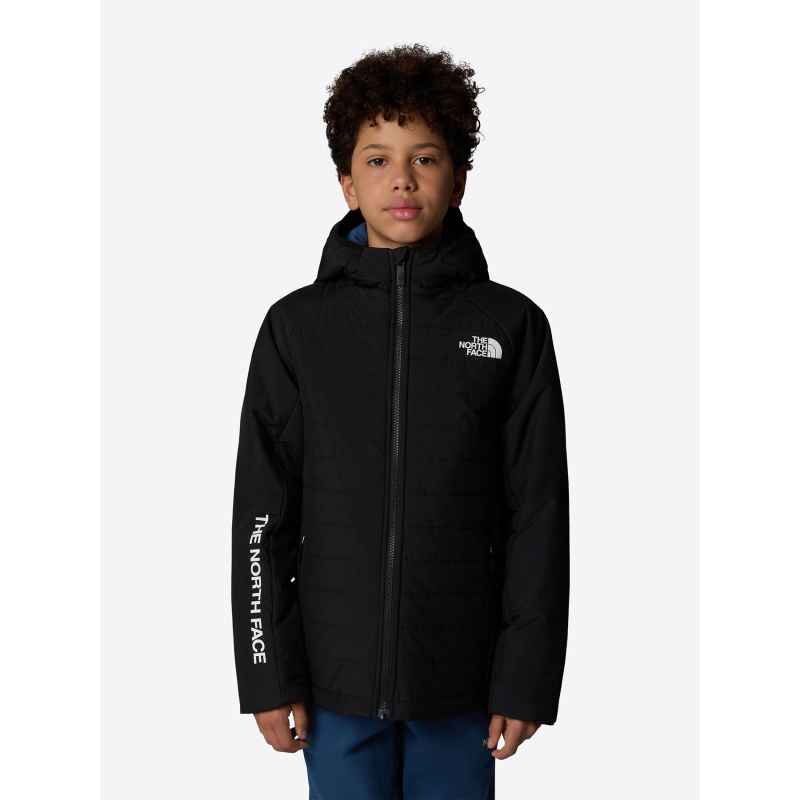 Doudoune à capuche never stop noir enfant - The North Face