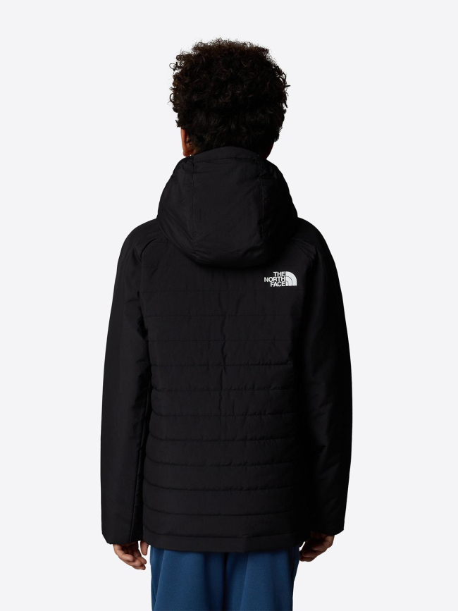 Doudoune à capuche never stop noir enfant - The North Face