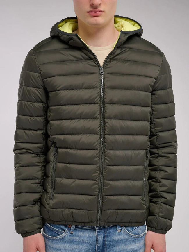 Doudoune à capuche blighter kaki homme - Teddy Smith