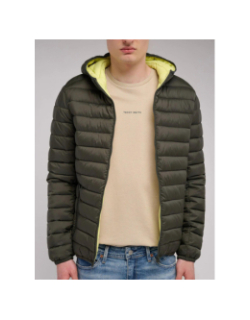 Doudoune à capuche blighter kaki homme - Teddy Smith