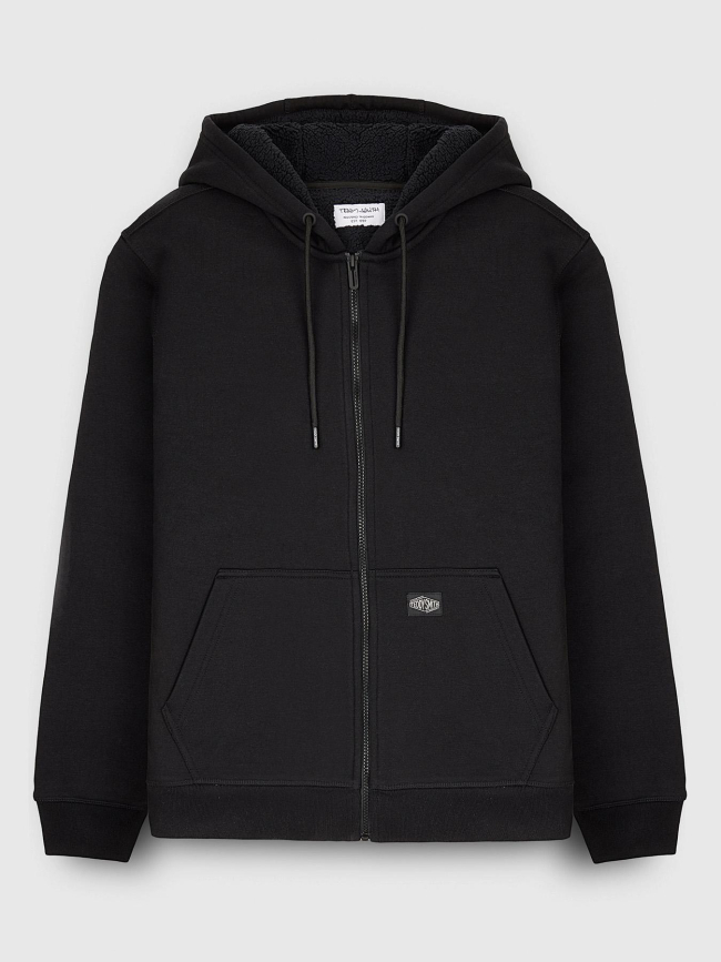 Sweat à capuche fourré sherpa g-ony noir homme - Teddy Smith