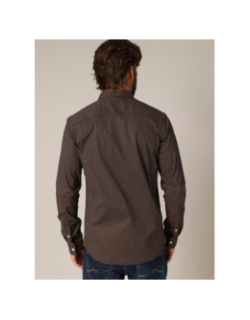 Chemise à manches longues bogart noir homme - Deeluxe