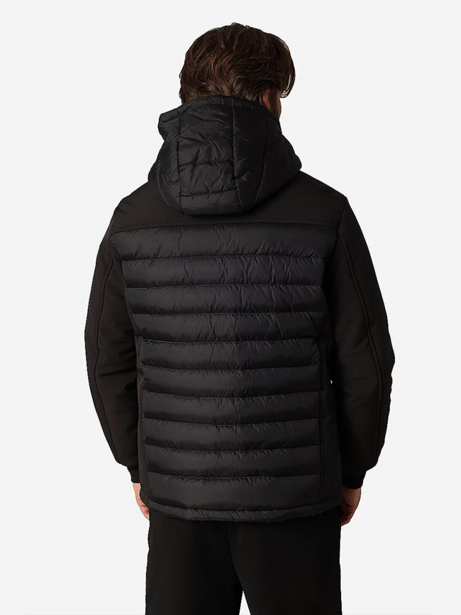 Veste matelassée avec capuche sector noir homme - Deeluxe
