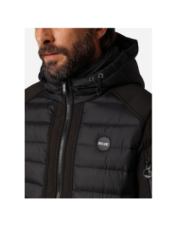 Veste matelassée avec capuche sector noir homme - Deeluxe