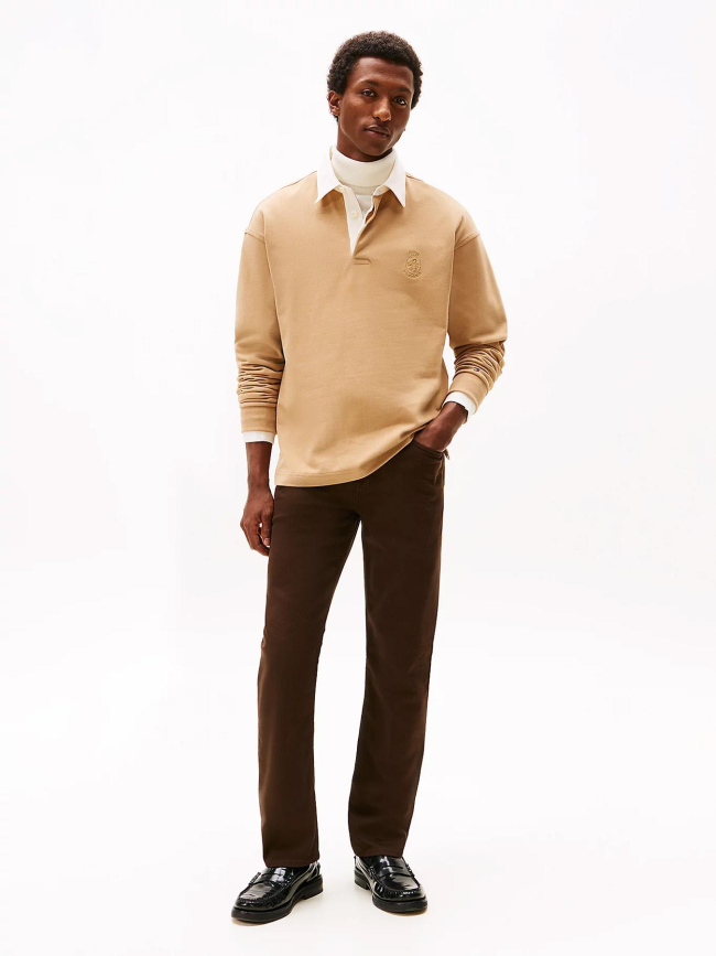 Jean droit denton marron homme - Tommy Hilfiger