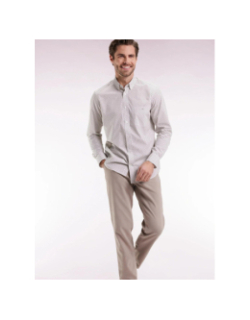 Chemise en coton à motif noeud papillon blanc homme - Eden Park