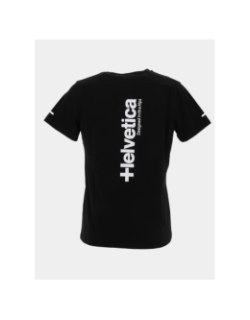 T-shirt à manches courtes swindon noir homme - Helvetica