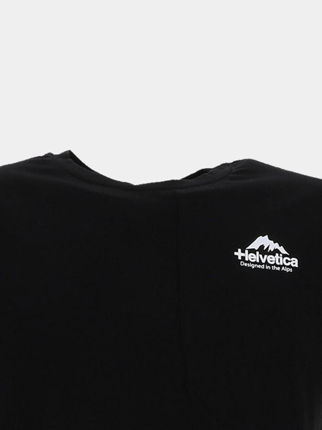 T-shirt à manches courtes swindon noir homme - Helvetica