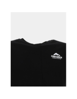 T-shirt à manches courtes swindon noir homme - Helvetica