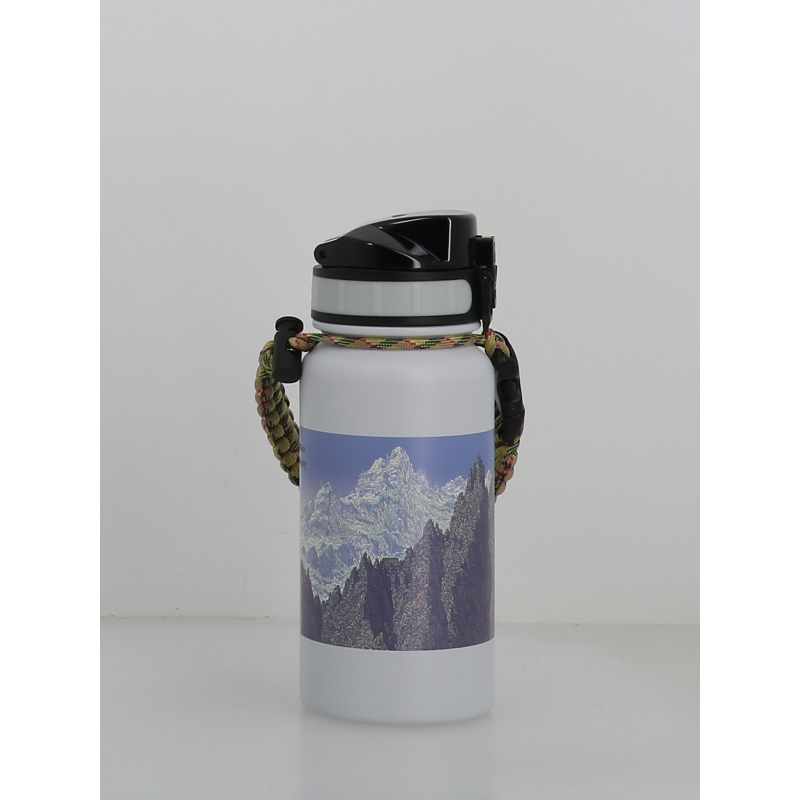 Gourde galway vacuum 600ml blanc et violet - Picture