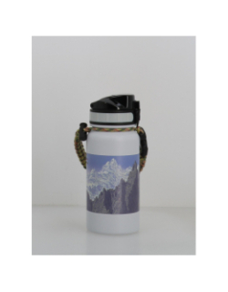 Gourde galway vacuum 600ml blanc et violet - Picture