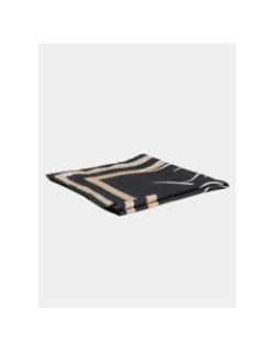 Foulard carré héritage en pure soir noir femme - Tommy Hilfiger