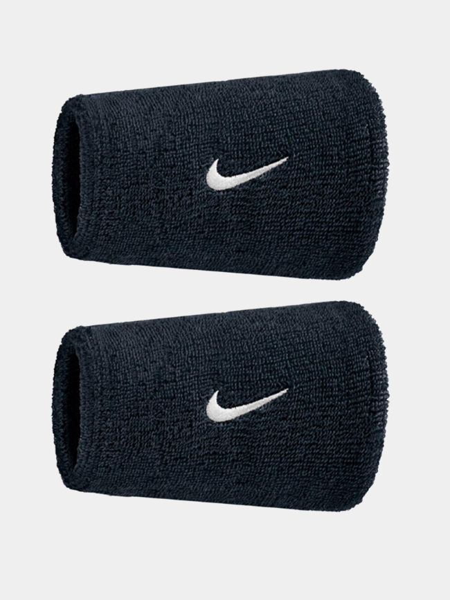 Paire de poignets éponge doublewide swoosh classic noir  - Nike