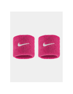 Paire de poignets éponge swoosh classic rose - Nike