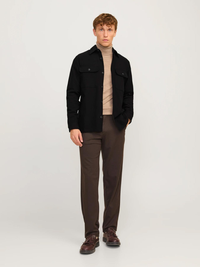 Surchemise jcogrid noir homme - Jack & Jones