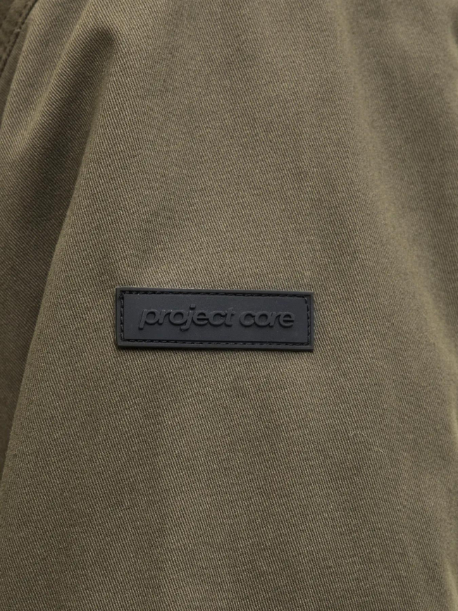 Surchemise jcogrid kaki homme - Jack & Jones