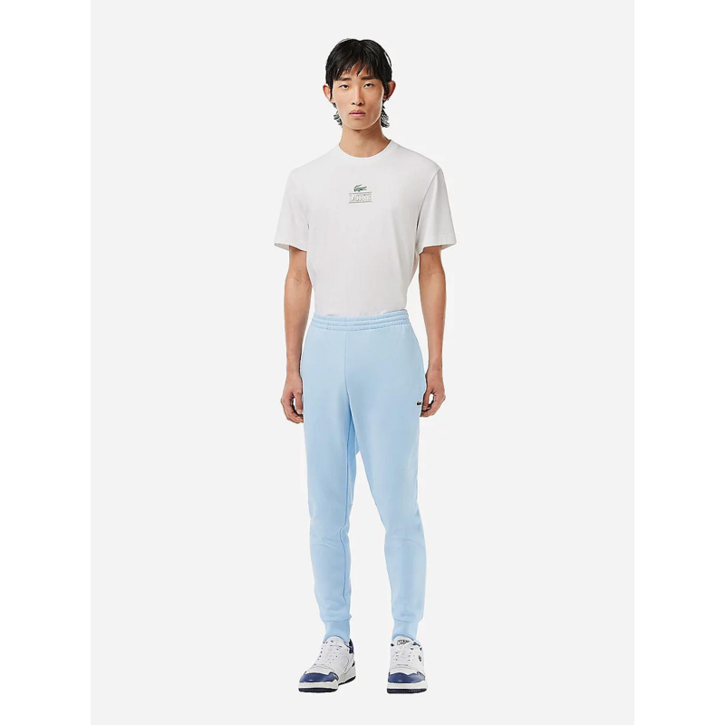 Pantalon jogging trousers fleece bleu homme - Lacoste