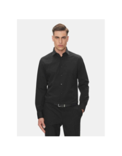 Chemise regular poplin noir homme - Calvin Klein